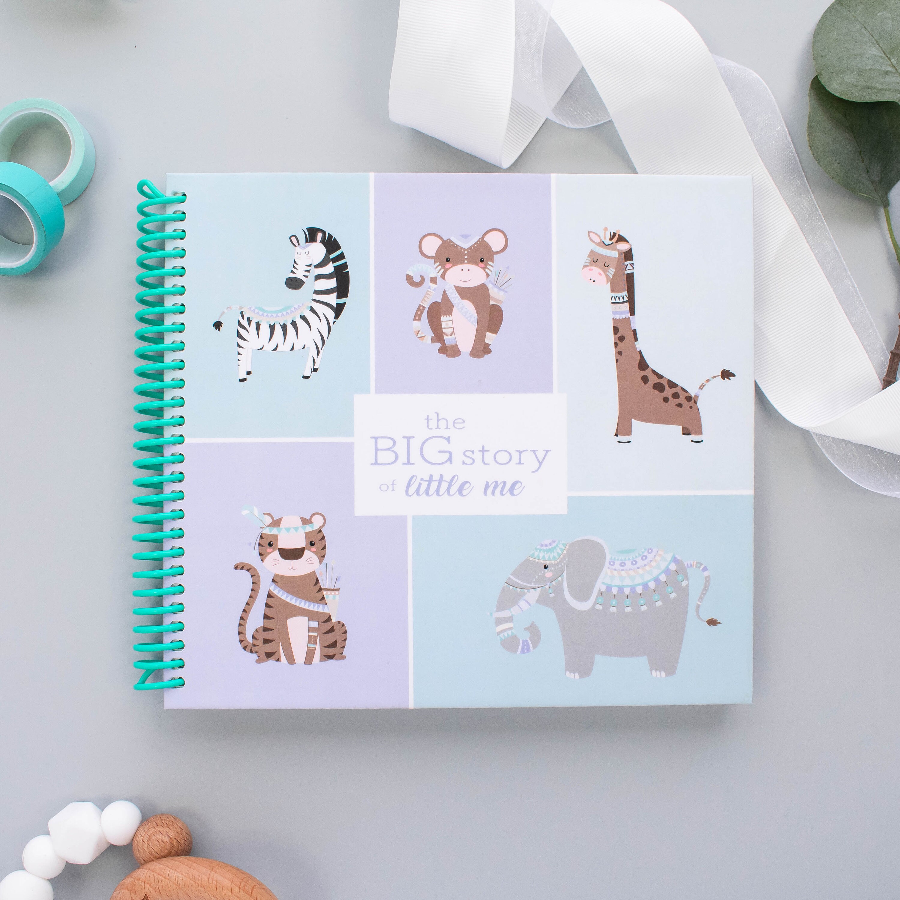 Customised Baby Record Book & Keepsake Journal 'The Etsy