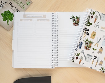 Personalised Gardening Journal | Customised Garden Planner | Gardeners gift |  Gardening Diary and Workbook | 'My Garden'