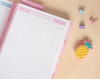 2026 Personalised Teacher Planner |  Customised Teacher Diaries | Dated Daily & Weekly Layouts | Handmade in Perth Australia