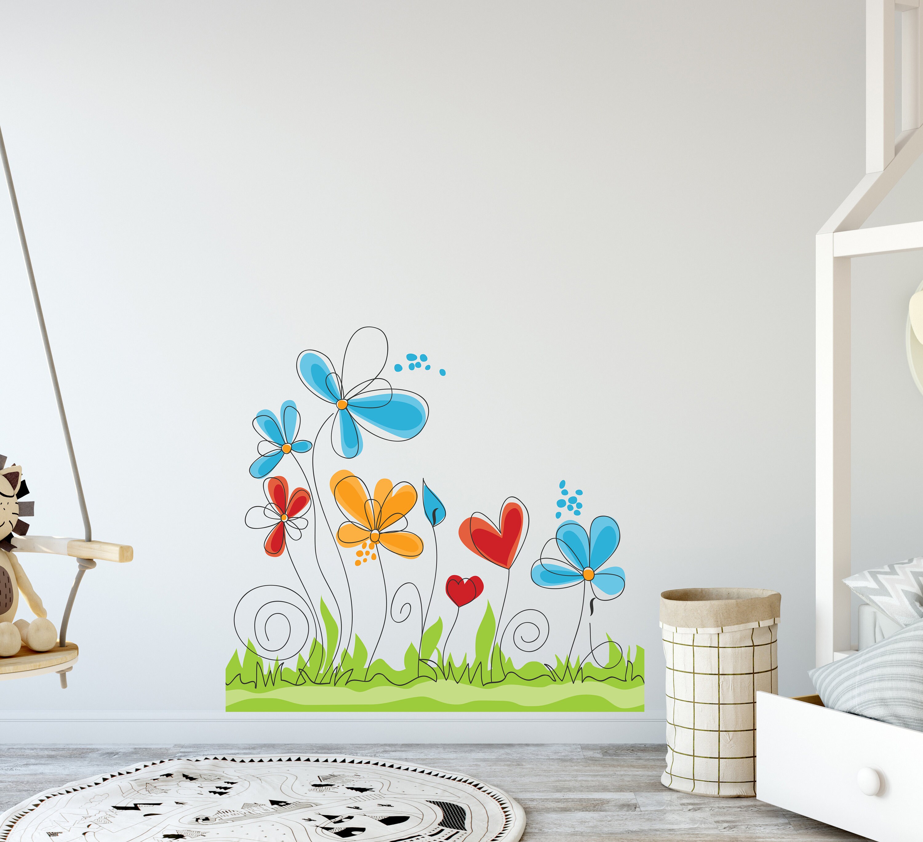 Colorful Garden Wall Design For Home Decoration Spring | Etsy