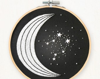 Libra Zodiac Sign (Sept 23 - Oct 23) - full embroidery kit - diy modern needlepoint