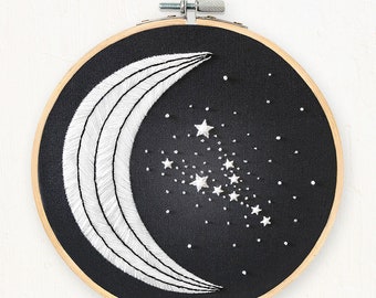 Taurus Zodiac Sign (April 20 - May 20) - full embroidery kit - diy modern needlepoint