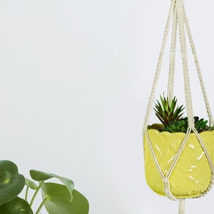 Macrame Plant Hanger, Indoor Hanging Planter, Macrame Plant Holder, Pot Hanger, Plant Holder, Cotton Hanging Planter, Macrame Pot Hanger 40 image 2