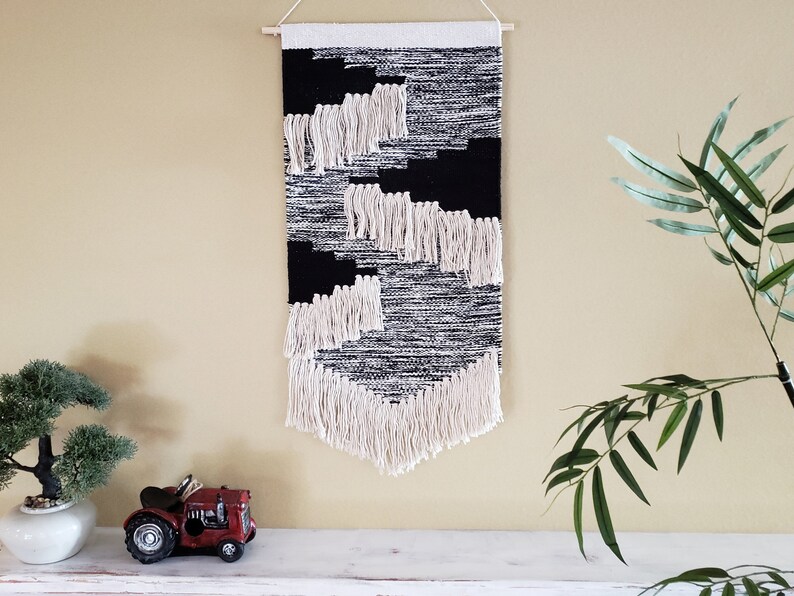 Frostbite Woven Wall Hanging Tapestry Boho Art Decor Home Nursery