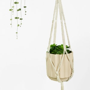 Macrame Plant Hanger, Indoor Hanging Planter, Macrame Plant Holder, Pot Hanger, Plant Holder, Cotton Hanging Planter, Macrame Pot Hanger 40 image 5