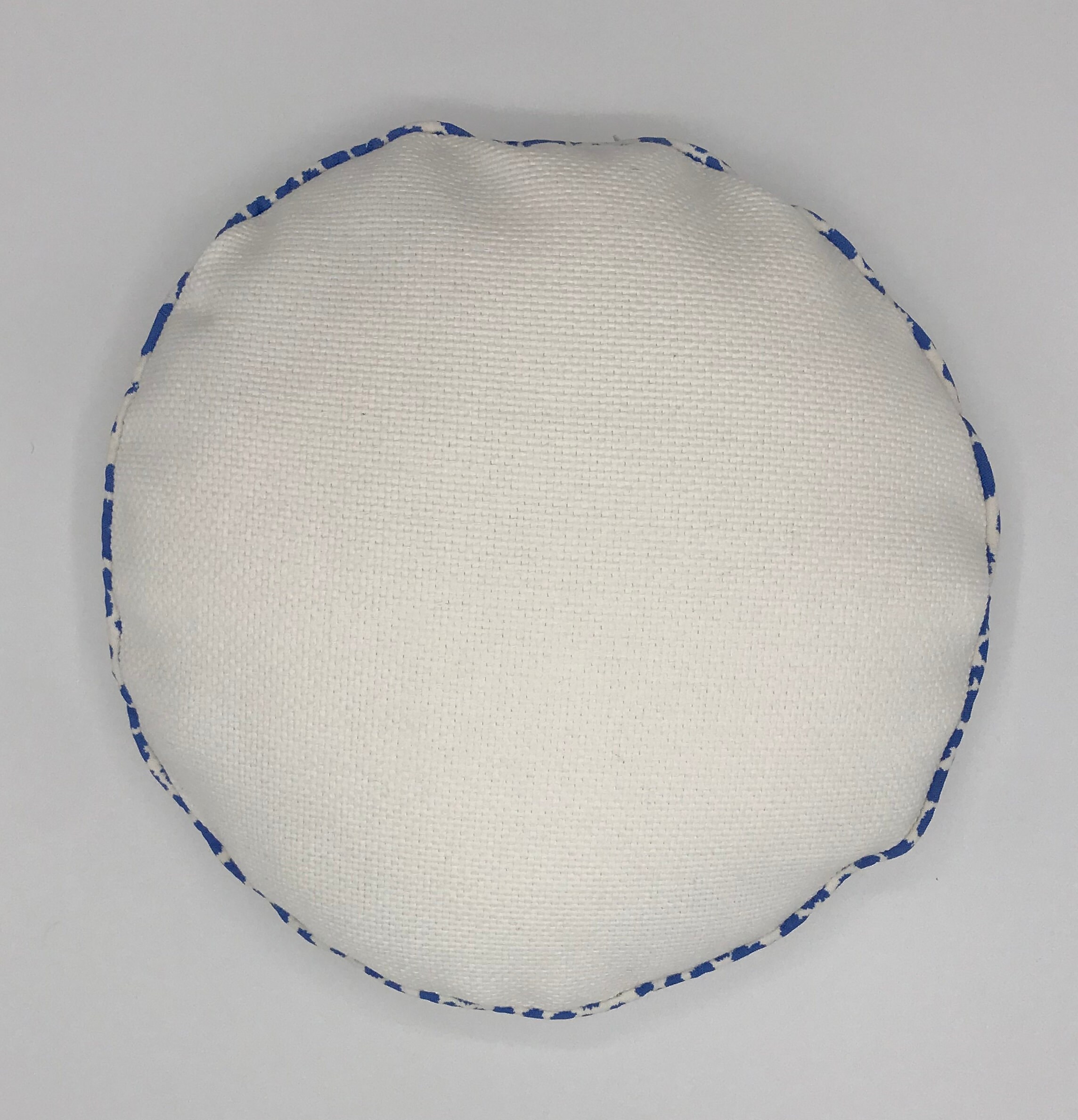 White round pillow cover 16 circle pillow linen Etsy