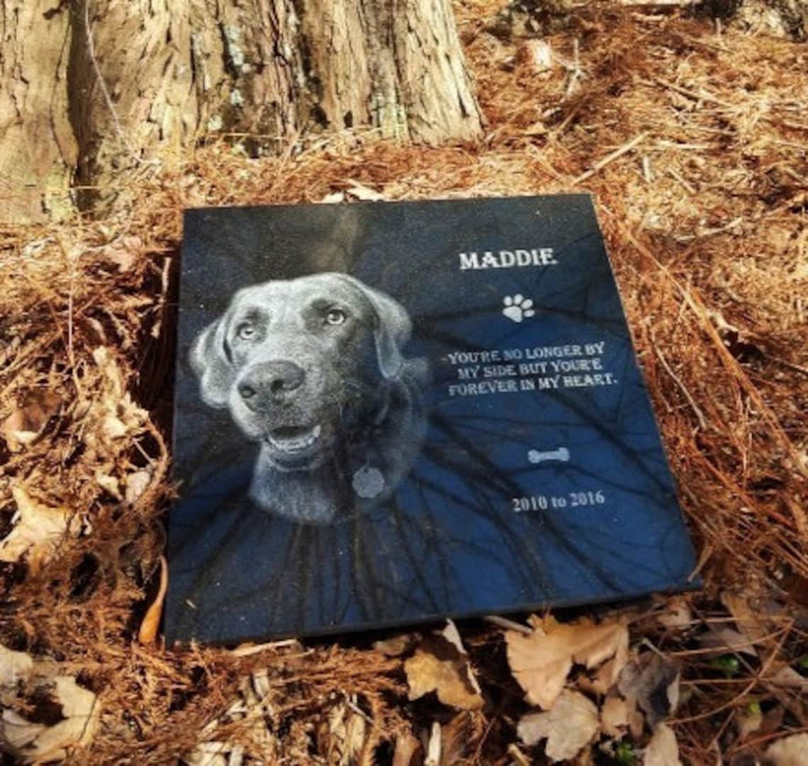 12x12 Pet Headstone Dog Tombstone Pet Memorial Graver Etsy