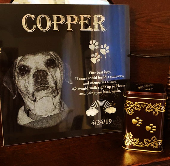 12x12 Pet headstone dog tombstone pet memorial graver Etsy