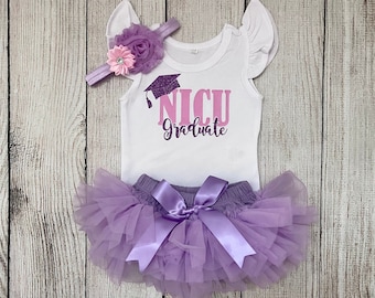 Baby Girl NICU Graduate Outfit Preemie Baby- Newborn Photos