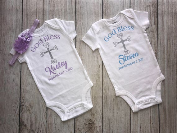 baby boy baptism onesie
