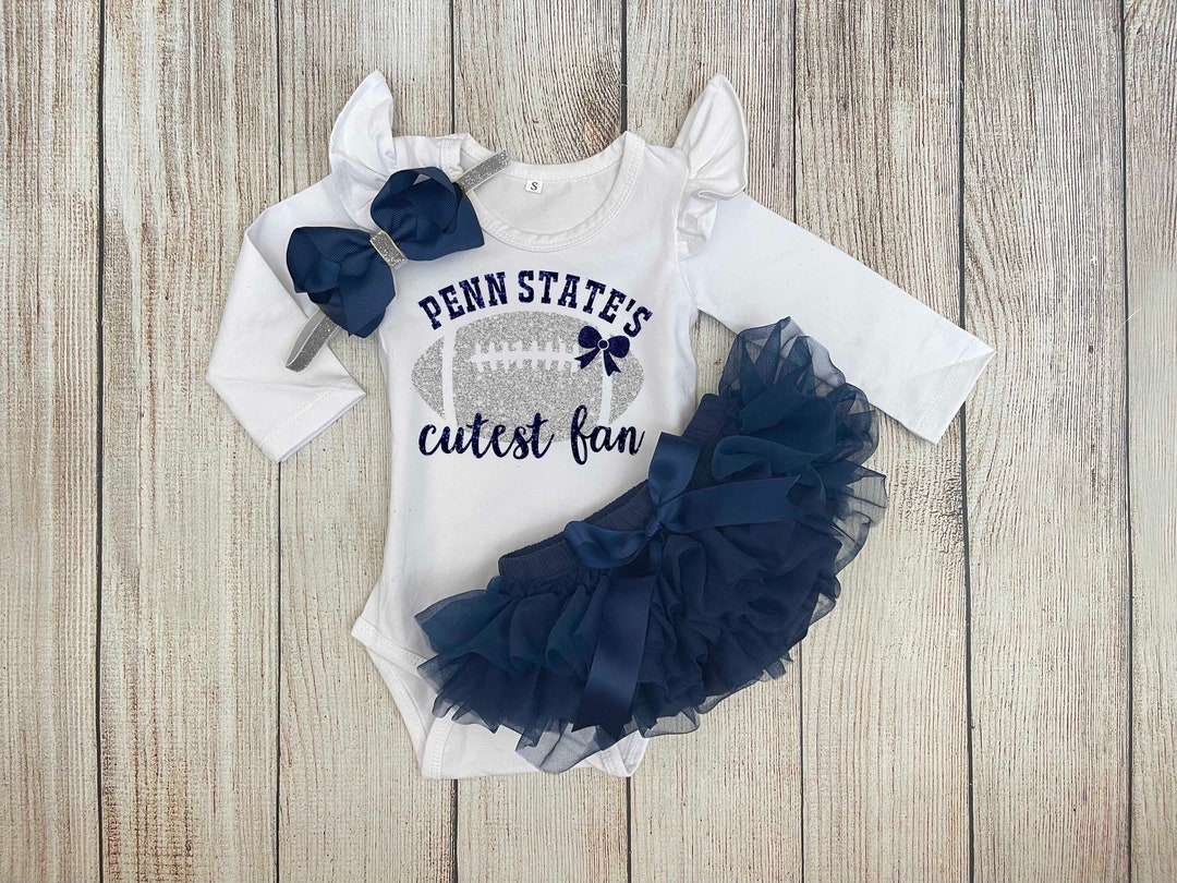 Baby Girl Football Outfit Penn State's Cutest Fan Outfit Football With