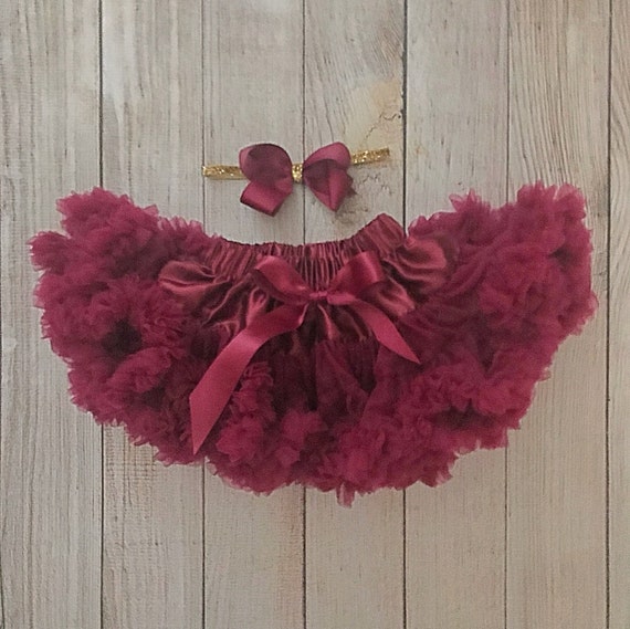 burgundy outfit for baby girl