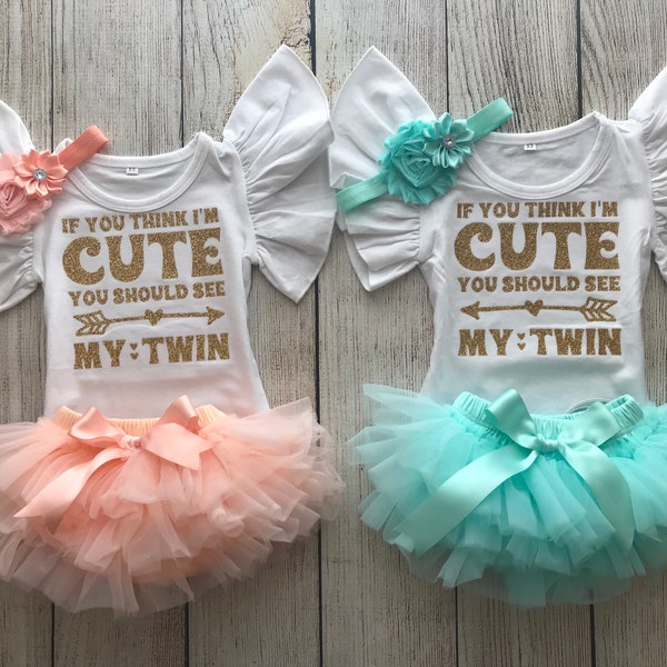 Twin Girl Outfits Etsy