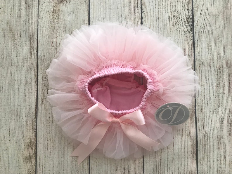 Baby Girl Ruffle Tutu Bloomers & Glitter Headband in Light | Etsy