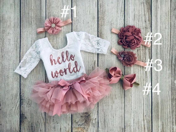 Baby girl rose outfit hotsell
