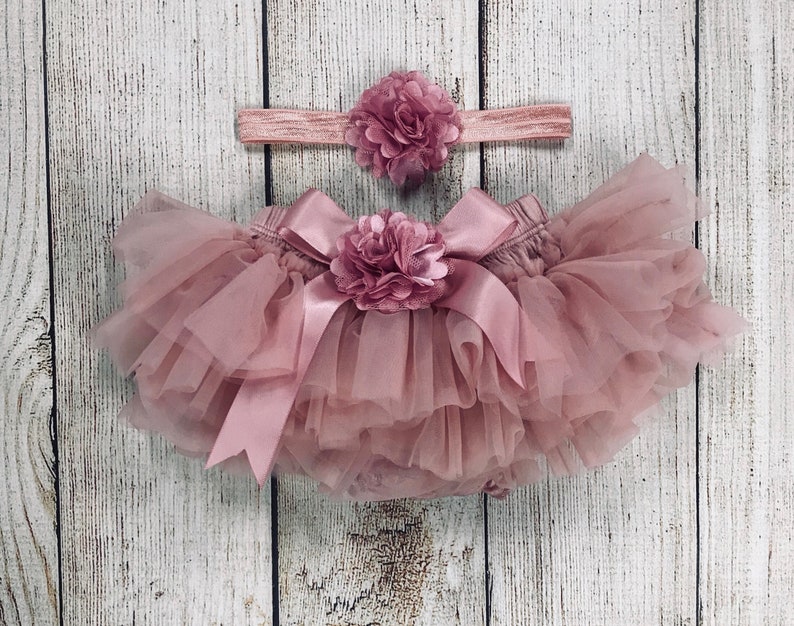 rose gold baby tutu