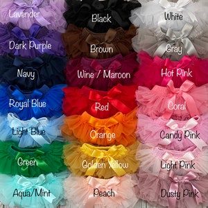 Baby Girl Tutu Bloomer - Ruffle Tutu Bloomers - Newborn Photos - Cake Smash - Diaper Cover - Birthday Photos