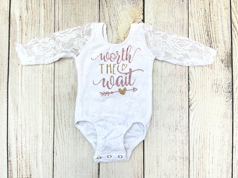 Baby Girl Coming Home Outfit Worth The Wait in Rose Gold and Dusty Pink Vintage Pink Tutu Bloomers Newborn Photos Preemie Baby Lace Bodysuit Only