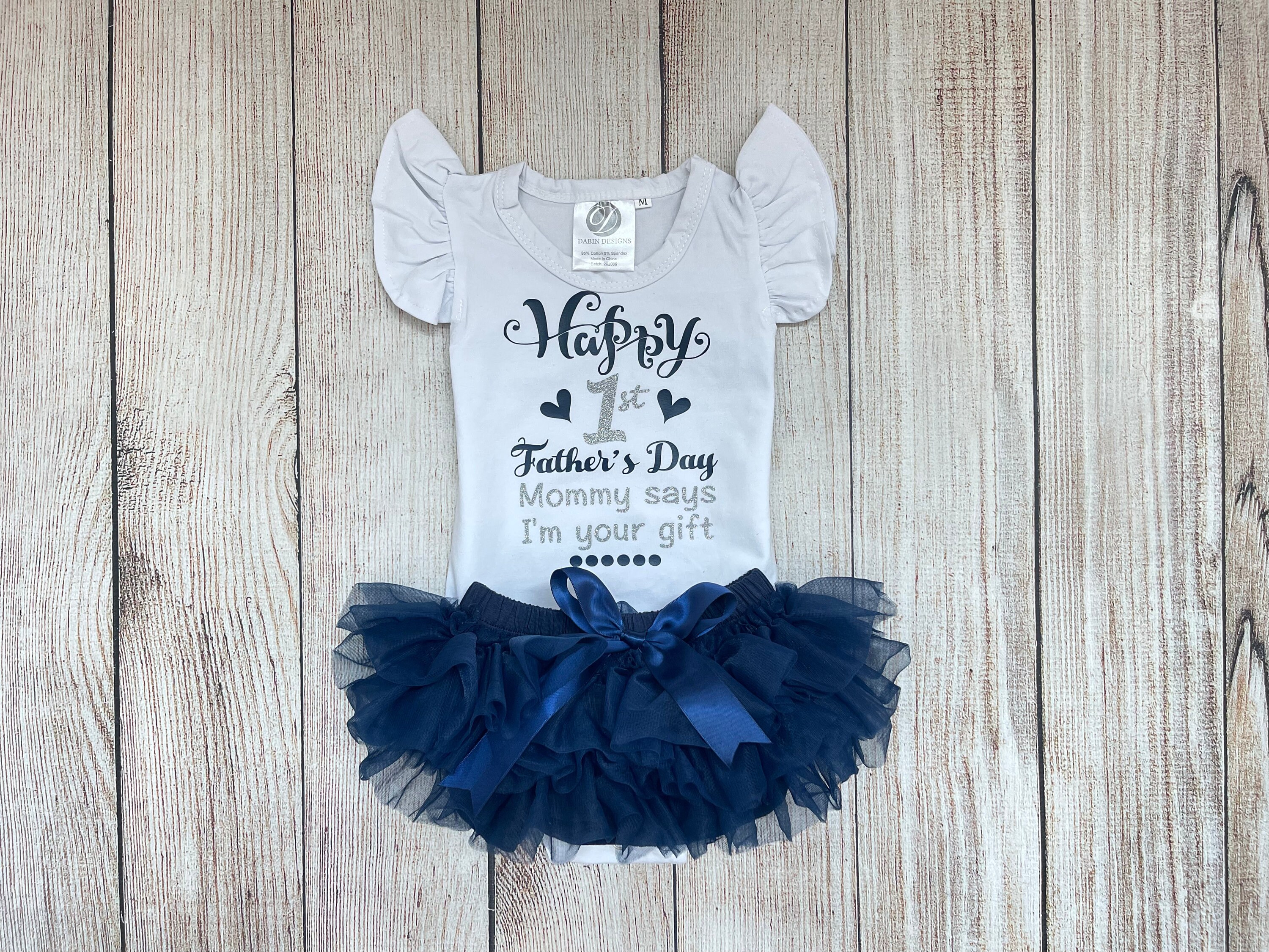 Fathers day outfit baby cheap girl
