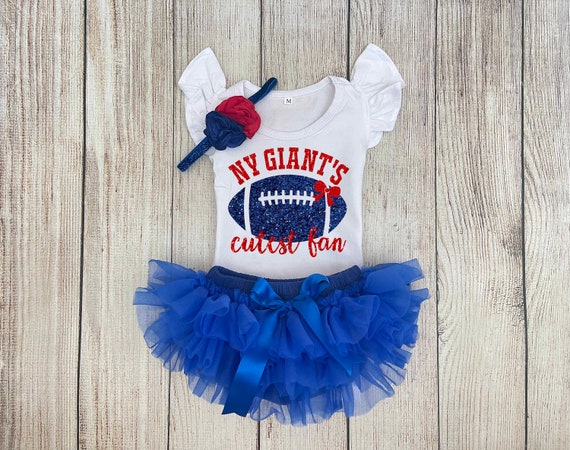 DabinDesigns Baby Girl Football Outfit