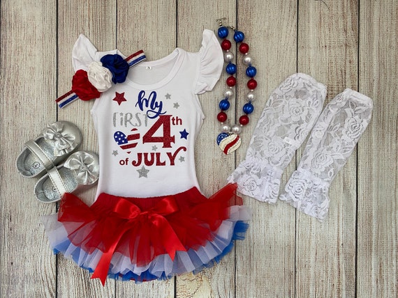My first 4th of clearance july outfit baby girl