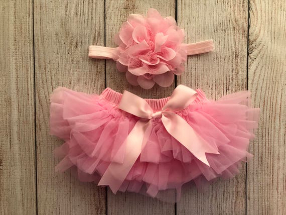 Baby Girls Frilly Tutu Knickers Nappy Cover Wedding Christening Cake Smash Ivory