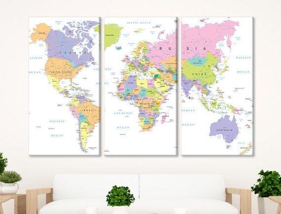push pin travel map world map push pin world map pin board etsy