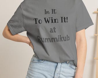 Leuk grafisch shirt Rummikub, bordspelcadeau, comfortkleuren T-shirt uniseks, T-shirt Rummikub, shirt voor cadeaus Rummikub-speler, Rummikub-kampioen