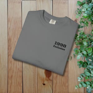 Custom Embroidered Tee Shirt, Personalized Comfort Colors Shirt, Embroidery Tshirt, Personalized Gift, Birthday Gift for him her Exclusive