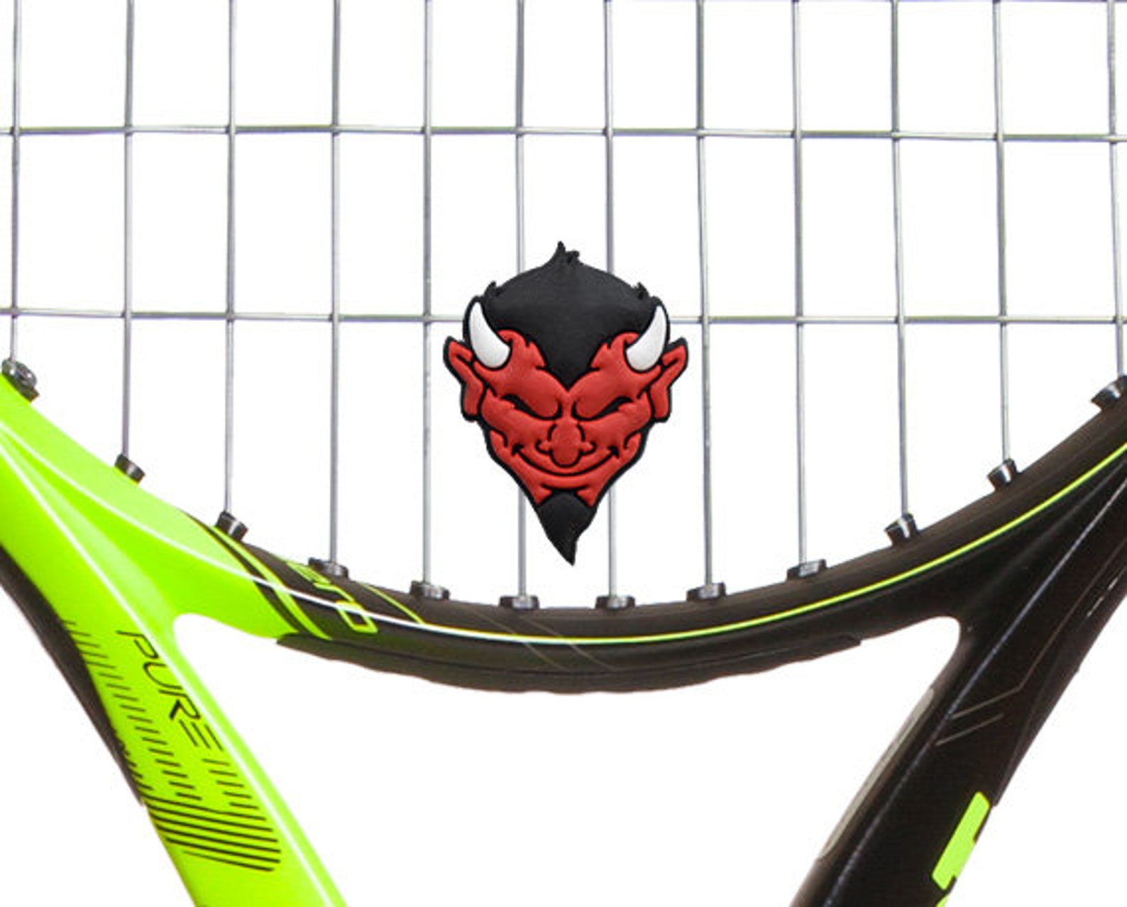 2sided Devil Tennis Vibration Dampeners by Racket Expressions. Great Tennis Gift for Tennis