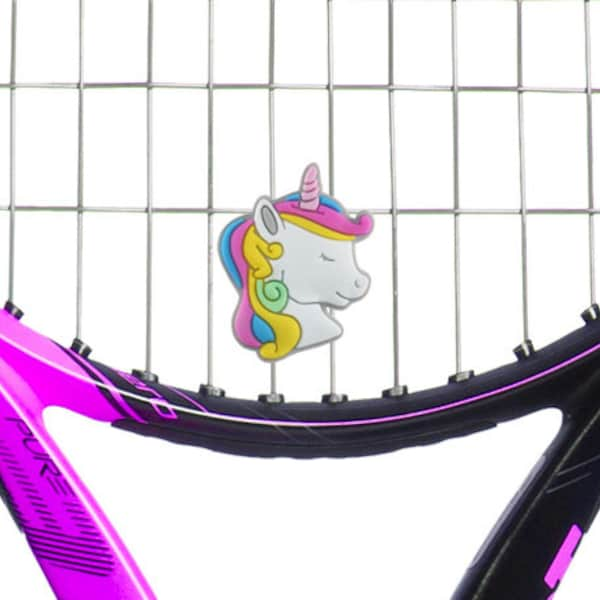 Unicorn tennis dampener 2 Pack by Racket Expressions. Great tennis gifts for girls!