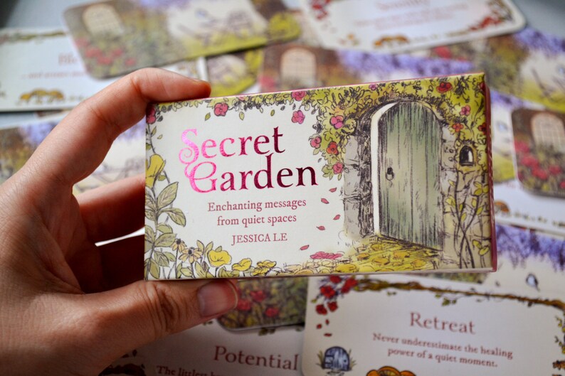 Secret Garden Mini Inspiration Cards Simple Oracle Tarot Etsy