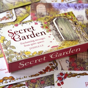 Secret Garden Mini Inspiration Cards - einfaches Orakel Tarot Deck - Natur und Gärten