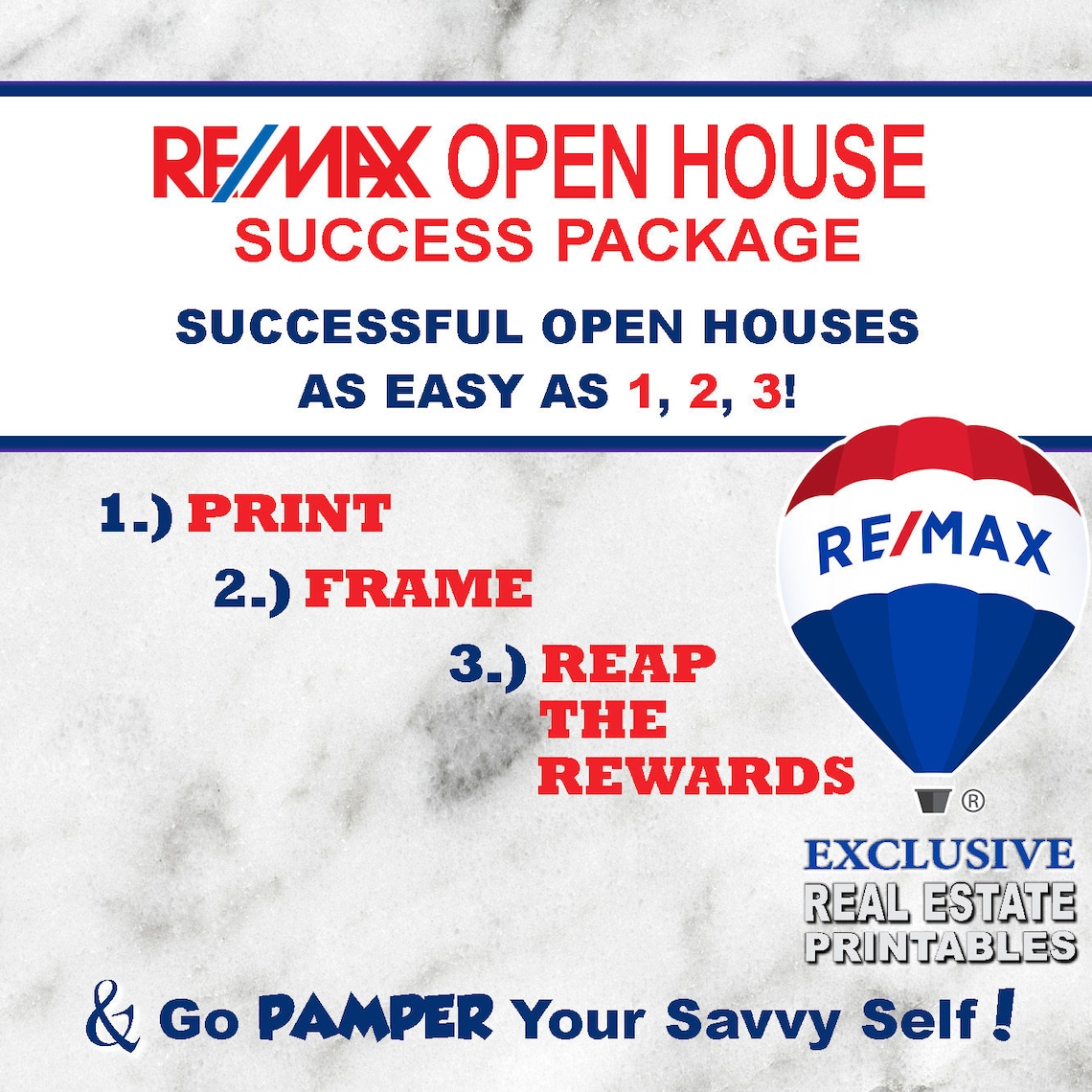 REMAX - Real Estate Printable - 6 Open House Signs!!! - Real Estate ...
