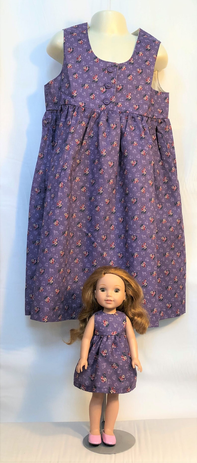 Girl and Doll Matching Dresses From 32.32 for Both Doll Etsy New Zealand