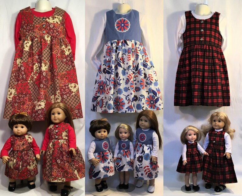 Girl and Doll Matching Dresses from 39.99 for both Doll Etsy