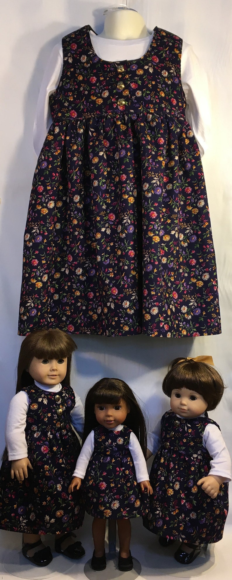 Girl and Doll Matching Dresses from 39.99 for both Doll Etsy
