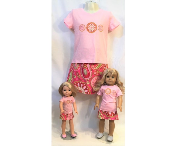 doll and kid matching outfits