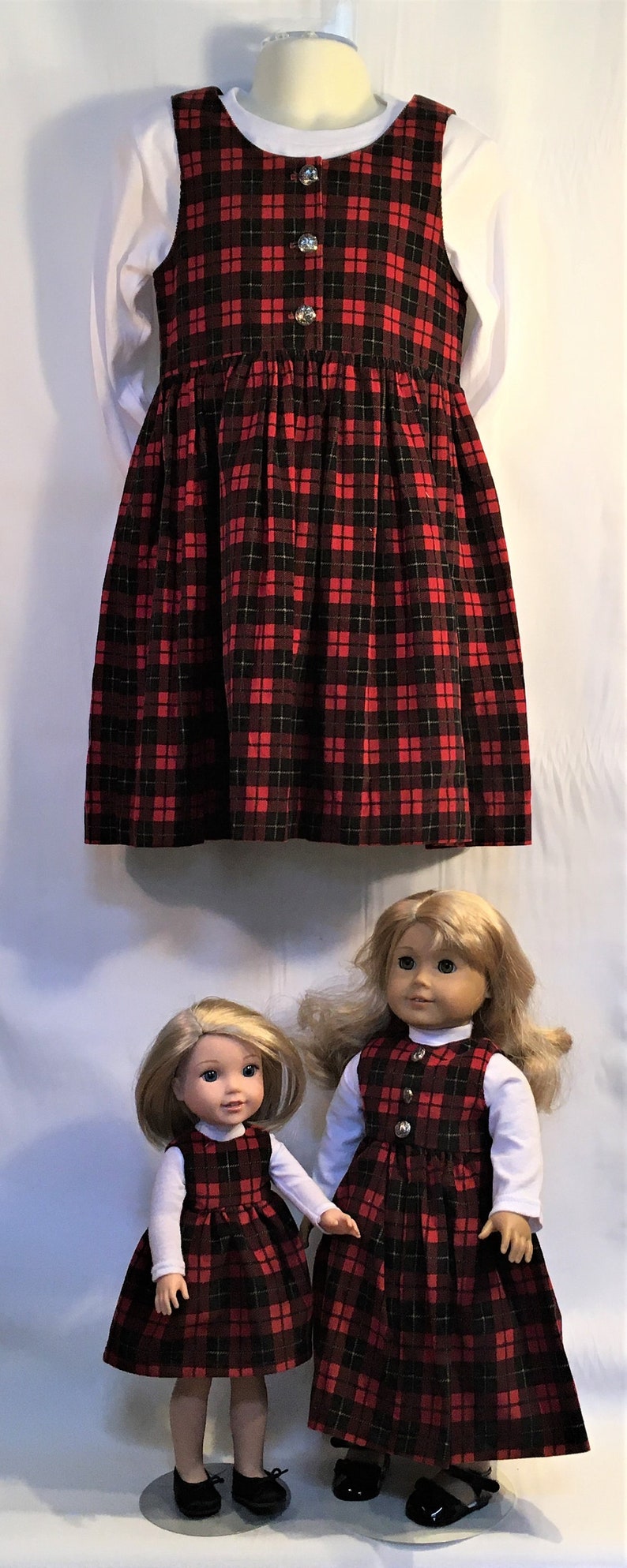Girl and Doll Matching Dresses from 39.99 for both Doll Etsy