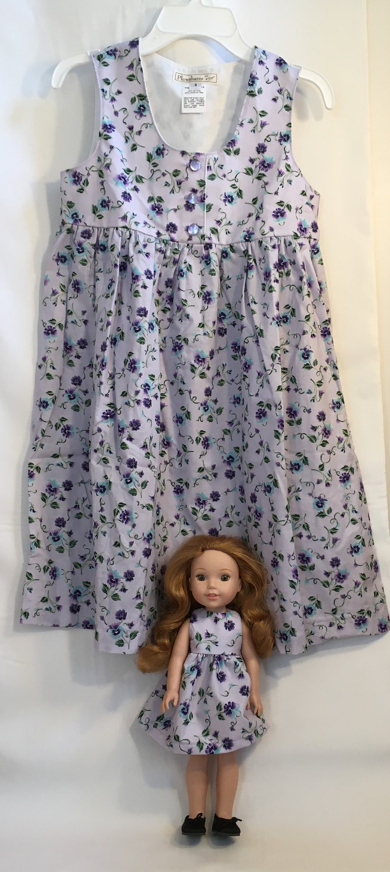 Girl and Doll Matching Dresses from 27.32 for both Doll Etsy