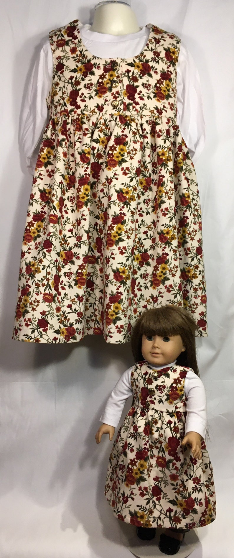 Girl and Doll Matching Dresses From 39.99 for Both Doll Etsy