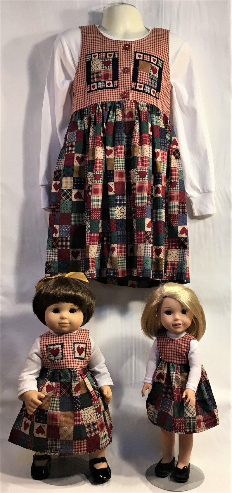Girl and Doll Matching Dresses From 39.99 for Both Doll Etsy