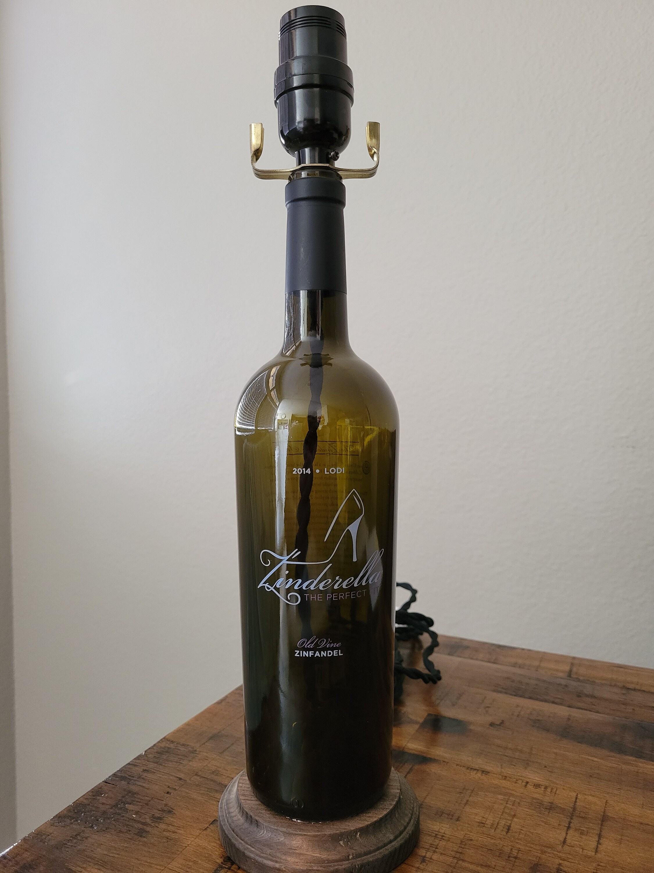 Wine Bottle Lamp Etsy