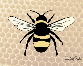 Bee Greeting Card