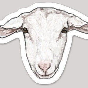 Pegatina de cabra