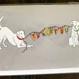 Dog Thank You Card