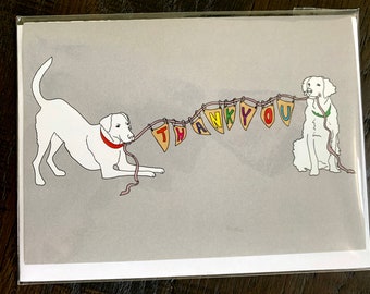 Dog Thank You Card