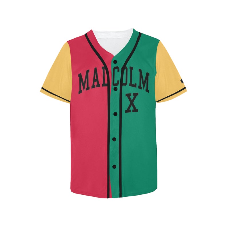 malcolm x baseball jersey