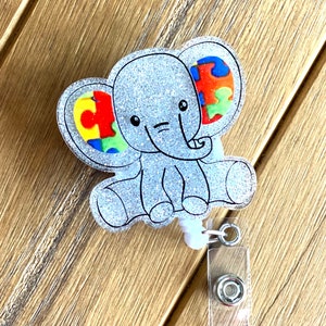 Elephant Badge Reel