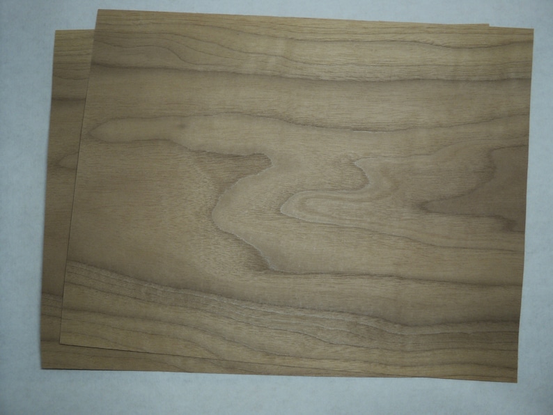 2 sheets Juglans regia Wood veneer Veneer sheets Natural Etsy